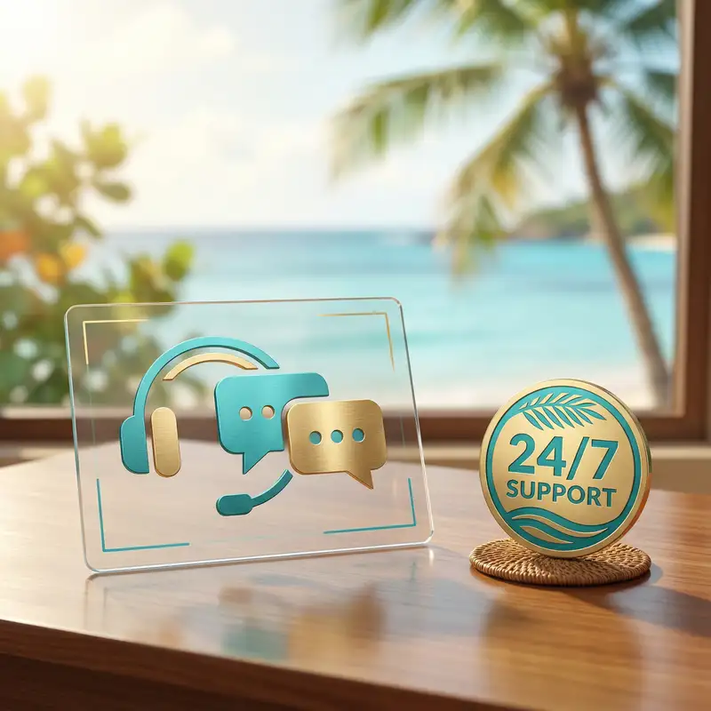 Servicio de atención al cliente 24/7 con chat en vivo y soporte telefónico